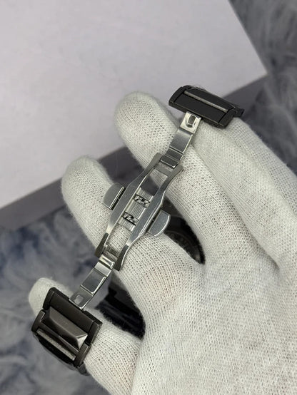 HB Diamond Cut Skeleton Watch