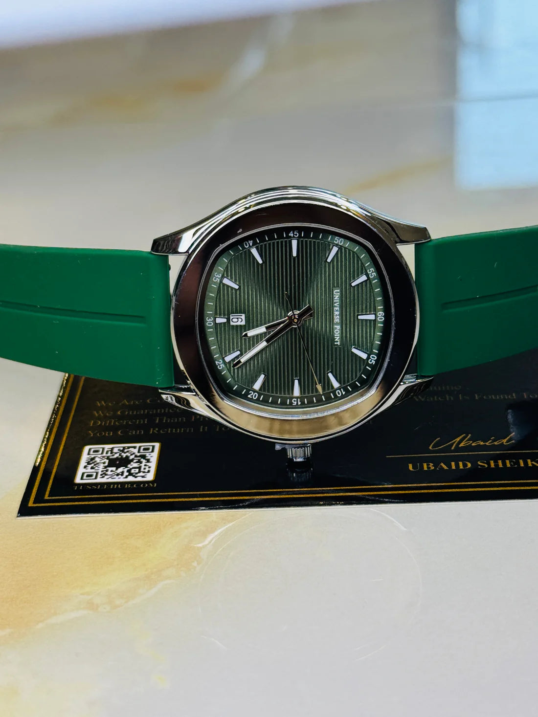 Smexy Forest Green Slim Universe Point Watch