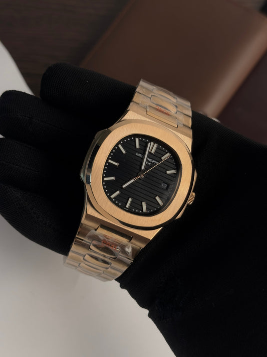 PP - Nautilus Rosegold Black