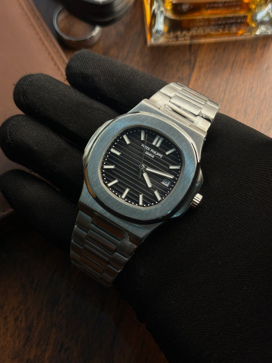 PP - Nautilus Silver Black - AAA Quality