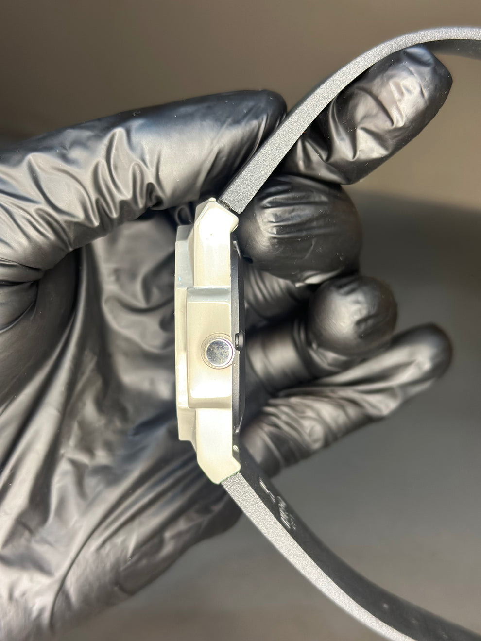 HB BLACK SKELETON DIAL WATCH