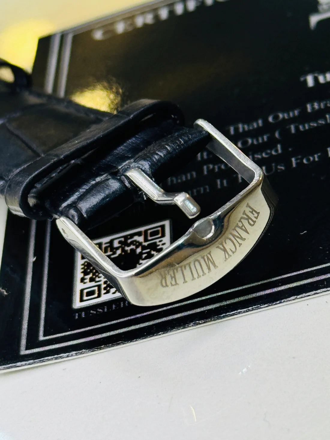 Frank Muller Black Silver Black Chronograph Dial Watch