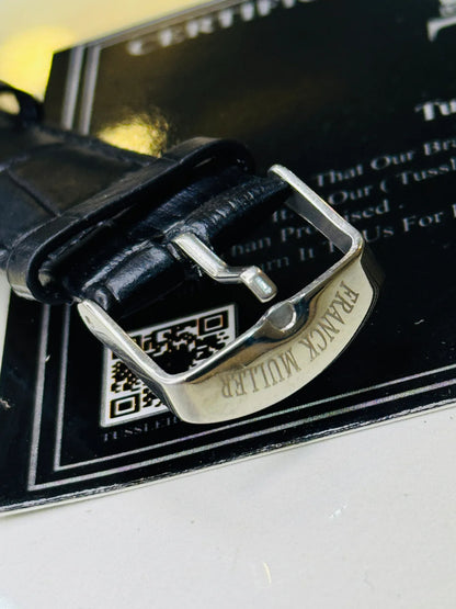 Frank Muller Black Silver Black Chronograph Dial Watch