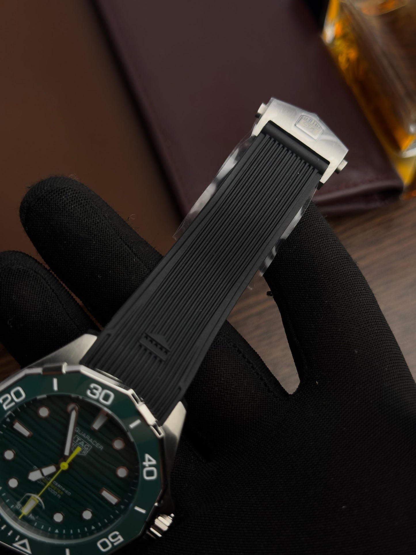 TAG - Aquaracer Green Rubber - AAA Quality