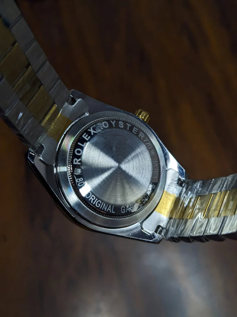 RLX Two Tone Stainless Steel Watch - Yellow Dial